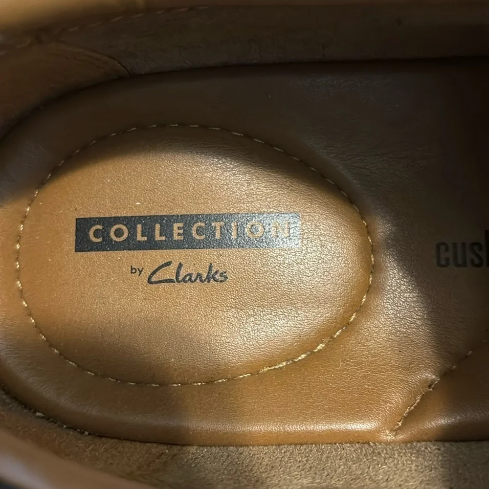 Clark Collection Soft Cushion Mens Oxfords, Size 12W, Black